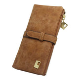Women Wallets fashion trends pumping frosted multi-card pu leather two fold wallet lady Ms. Long purse card