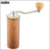 XEOLEO High quality Manual Coffee grinder 45MM Aluminum Coffee miller Black/Brown/Silver 15g Mini Coffee milling machine