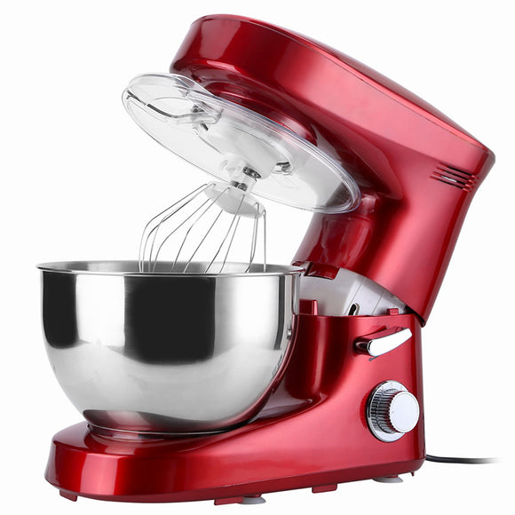 6L Automatic Dough Mixer Electric Dough Mixer Machine  Stainless Knead Dough Mixing Machine Egg Beater