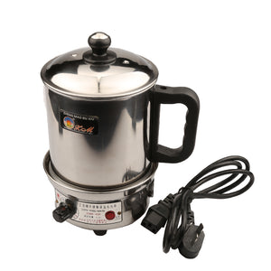 1.2L 400W  220V all Stainless steel detachable portable electric cup 12CM diameter cleaning convenient