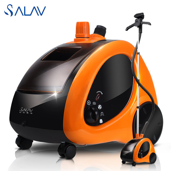 Final Deal!! SALAV 1.4L 1500W Clothes Garment Steamer GS29-CN 45s Fast Heat Up 4 Power Settings Vertical Steam Iron Generator