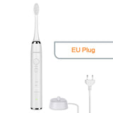 Sonic Electric Toothbrush Rechargeable Tooth Brushes 4 Replacement Heads Cleaning Teeth Sonic Electric Toothbrush Adult Brush
