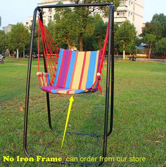 Boutique Beach Hammocks Garden Camping Travel Swing Outdoor Furniture Hanging Chair for Xmas Gift Cotton with Sponge
