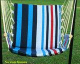 Boutique Beach Hammocks Garden Camping Travel Swing Outdoor Furniture Hanging Chair for Xmas Gift Cotton with Sponge