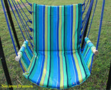 Boutique Beach Hammocks Garden Camping Travel Swing Outdoor Furniture Hanging Chair for Xmas Gift Cotton with Sponge