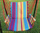 Boutique Beach Hammocks Garden Camping Travel Swing Outdoor Furniture Hanging Chair for Xmas Gift Cotton with Sponge