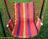 Boutique Beach Hammocks Garden Camping Travel Swing Outdoor Furniture Hanging Chair for Xmas Gift Cotton with Sponge