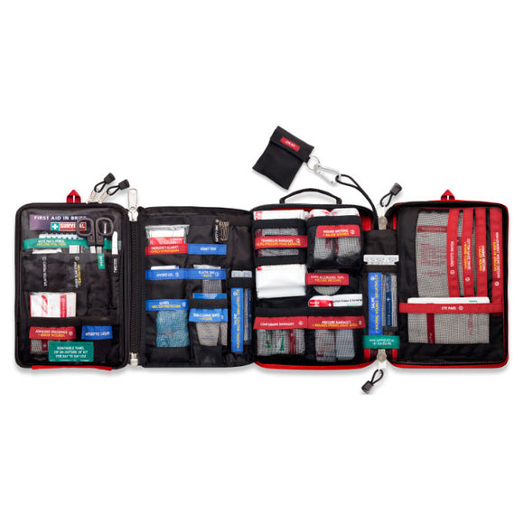 Safe Wilderness Survival Car Travel First Aid Kit Medical Bag Outdoors Camping Hiking Emergency KIT Treatment 4 Sections Pack